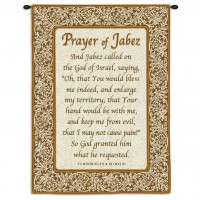 Prayer Of Jabez Wall Tapestry 34x26 inch