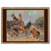 Aussie Dogs Blanket 70x54 inch