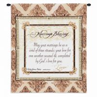 Your Marriage Blessing Wall Tapestry 26x32 inch