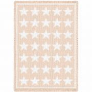 Stars Natural Mini Blanket 48x35 inch
