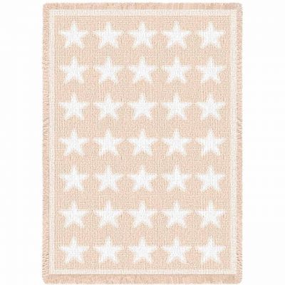Stars Natural Mini Blanket 48x35 inch - 666576024453 - 4534-A