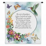 Circle of Friendship Wall Tapestry 34x26 inch