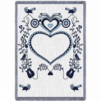 Announcement Blue Small Blanket 48x35 inch