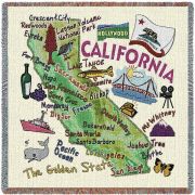 California State Small Blanket 54x54 inch