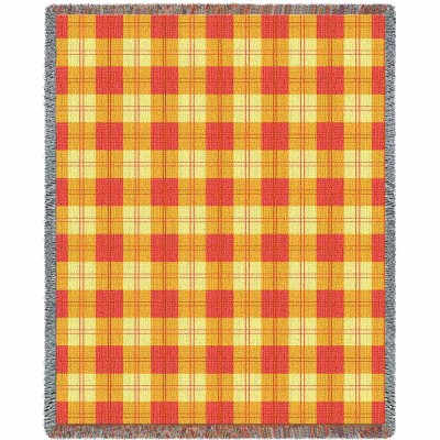 Mango Plaid Blanket 53x70 inch - 666576089001 - 3829-T