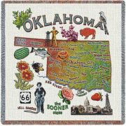 Oklahoma State Small Blanket 54x54 inch