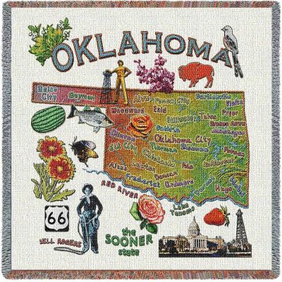 Oklahoma State Small Blanket 54x54 inch - 666576090328 - 3917-LS