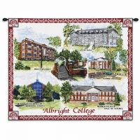 Albright College Campus Wall Tapestry 26x34 inch