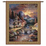Early Service Wall Tapestry by Artist James Lee 26x34 inch