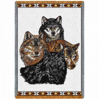 Wolves Blanket 48x69 inch - 666576005971 - 239-A