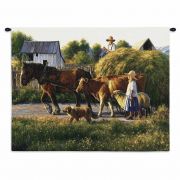 Passing Parade Wall Tapestry 34x26 inch