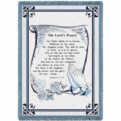 Lords Prayer Blanket 48x69 inch - 666576255628 - 556-A