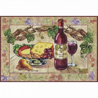 Wine and Cheese Placemat 18x13 inch - 666576025702 - 1352-PM
