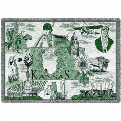 Kansas Blanket 48x69 inch - 666576003021 - KS-A