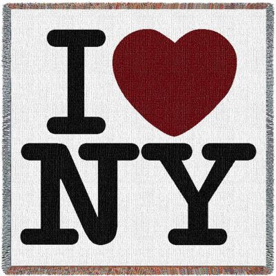 I Love New York Small Blanket 54x54 inch - 666576099161 - 4374-LS