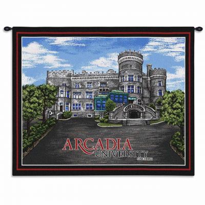 Arcadia University Grey Towers Castle Wall Tapestry 26x34 inch -  - 4852-WH
