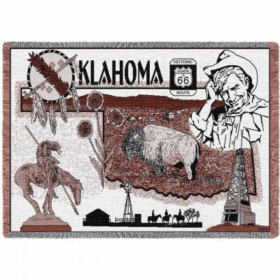 Oklahoma Blanket 48x69 inch - 666576003205 - OK-A