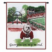 University of Georgia Wall Tapestry 26x34 inch
