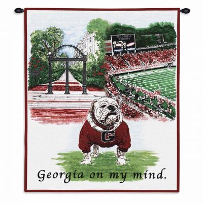 University of Georgia Wall Tapestry 26x34 inch -  - 4644-WH