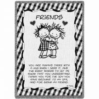 Friends Huggin Blanket 48x69 inch