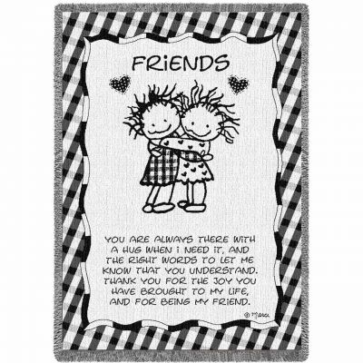 Friends Huggin Blanket 48x69 inch - 666576046332 - 1837-A