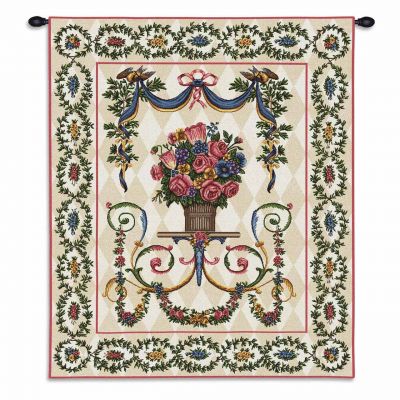 Floral Majesty Wall Tapestry 26x34 inch - 666576033110 - 1000-WH