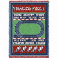 Track And Field Blanket 48x69 inch