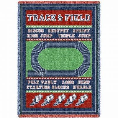 Track And Field Blanket 48x69 inch - 666576097815 - 4409-A