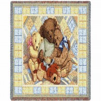 Bear Hugs Mini Blanket 54x35 inch