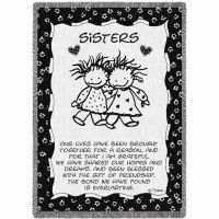 Sisters Huggin Blanket 48x69 inch