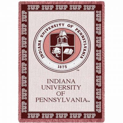 Indiana University Of Pennsylvania Seal Stadium Blanket 48x69 inch -  - 879-A