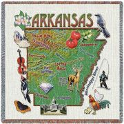 Arkansas State Small Blanket 54x54 inch