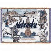 Nebraska Blanket 48x69 inch