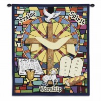 Sunday School Wall Tapestry 34x26 inch