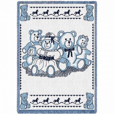 Bear Family Large Blanket 48x69 inch - 666576120070 - 604-A