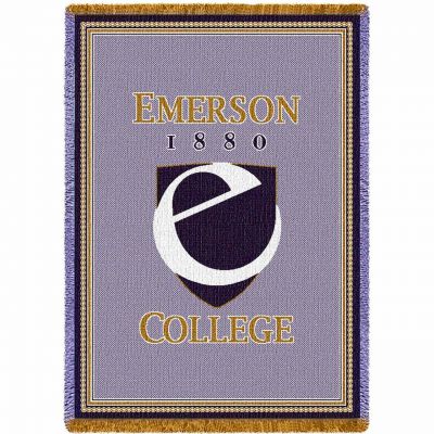 Emerson College Seal Stadium Blanket 48x69 inch -  - 4890-A