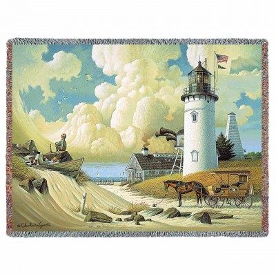 Dreamers Blanket by Artist Charles Wysocki 54x70 inch - 666576717143 - 7121-T