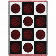 Basketballs Blanket 48x69 inch