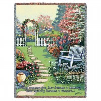 When Someone You Love Becomes A Memory - Sympathy - Cotton Woven Blanket Throw -  (72x54)