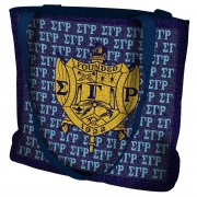 Sigma Gamma Rho Large Hand Finished Large Woven Tote or Shoulder Bag with Magnetic Clasp  by Artisan Textile Mill
