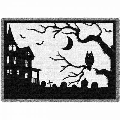 Haunted House Blanket 69x48 inch - 666576124177 - 5918-A
