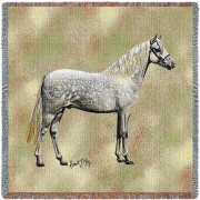 Welsh Pony Horse - Lap Square Blanket