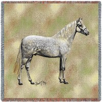 Welsh Pony Horse - Lap Square Blanket