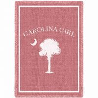 Carolina Girl Pink Small Blanket 48x35 inch