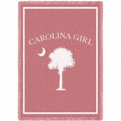 Carolina Girl Pink Small Blanket 48x35 inch - 666576123675 - 2730-A