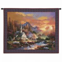 Morning Of Hope Wall Tapestry by Artist James Lee 34x26 inch