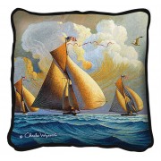 The Searam, Angel's Pet, and Pickpocket by Charles Wysocki - Throw Pillow
