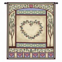 Love Quilt II Wall Tapestry 26x32 inch