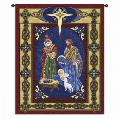 Nativity Wall Tapestry 26x34 inch - 666576033264 - 856-WH
