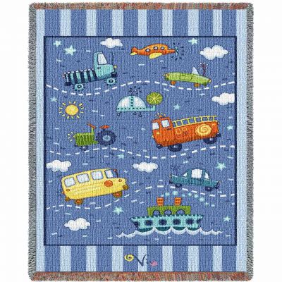 Transportation Toys Small Blanket 34x53 inch - 666576121084 - 5750-T
